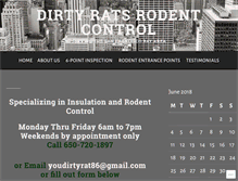 Tablet Screenshot of dirtyrats.wordpress.com