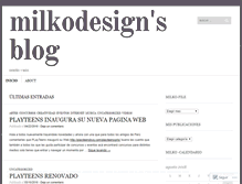 Tablet Screenshot of milkodesign.wordpress.com