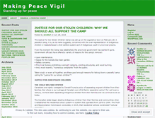 Tablet Screenshot of makingpeace.wordpress.com