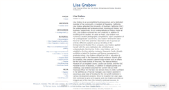 Desktop Screenshot of lisagrabow.wordpress.com