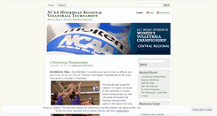 Desktop Screenshot of ncaacentralregional.wordpress.com