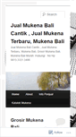 Mobile Screenshot of jualmukenabalicantik.wordpress.com