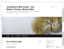 Tablet Screenshot of jualmukenabalicantik.wordpress.com