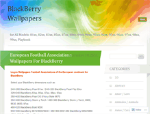 Tablet Screenshot of blackberrywallpapers.wordpress.com