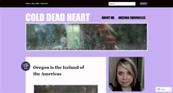 Desktop Screenshot of colddeadheart.wordpress.com