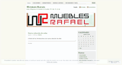 Desktop Screenshot of mueblesrafael.wordpress.com