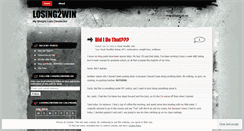Desktop Screenshot of losing2winblog.wordpress.com
