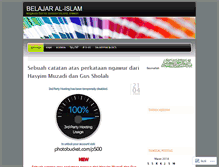 Tablet Screenshot of belajaralislam.wordpress.com