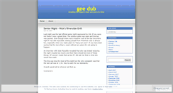 Desktop Screenshot of geedub.wordpress.com