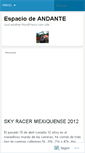 Mobile Screenshot of andantenocturnomyblog.wordpress.com