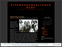 Tablet Screenshot of elperrodemaxlinder.wordpress.com