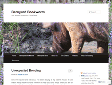 Tablet Screenshot of barnyardbookworm.wordpress.com