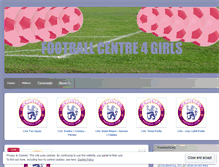 Tablet Screenshot of footballcentre4girls.wordpress.com