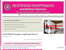 Tablet Screenshot of pariwisataunud.wordpress.com