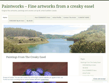 Tablet Screenshot of paintworks.wordpress.com
