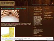 Tablet Screenshot of energeticinsulation.wordpress.com