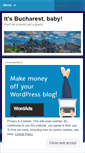 Mobile Screenshot of itsbucharestbaby.wordpress.com
