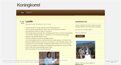 Desktop Screenshot of koningkorrel.wordpress.com