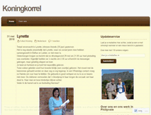 Tablet Screenshot of koningkorrel.wordpress.com