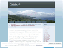Tablet Screenshot of privatseiten.wordpress.com