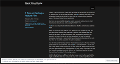 Desktop Screenshot of blackwingdigital.wordpress.com