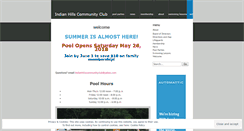 Desktop Screenshot of indianhillsnlr.wordpress.com