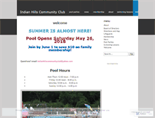 Tablet Screenshot of indianhillsnlr.wordpress.com