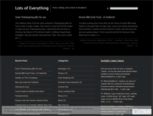 Tablet Screenshot of lotsofeverything.wordpress.com