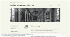 Desktop Screenshot of metamorphercise.wordpress.com