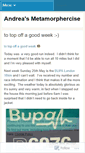 Mobile Screenshot of metamorphercise.wordpress.com