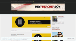 Desktop Screenshot of heypreacherboy.wordpress.com