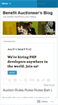 Mobile Screenshot of benefitauction.wordpress.com
