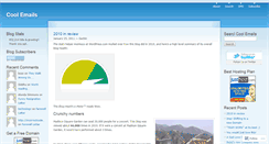 Desktop Screenshot of coolemails.wordpress.com