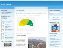 Tablet Screenshot of coolemails.wordpress.com