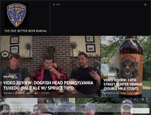 Tablet Screenshot of eriebetterbeer.wordpress.com