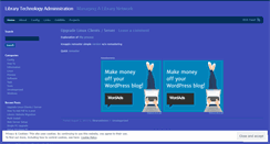 Desktop Screenshot of libraryadminrc.wordpress.com
