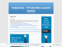 Tablet Screenshot of indyarocks.wordpress.com