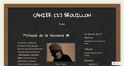 Desktop Screenshot of cahier2brouillon.wordpress.com