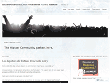 Tablet Screenshot of berlinhipsterfestival2012.wordpress.com