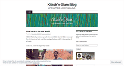 Desktop Screenshot of kitschnglam.wordpress.com