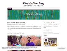 Tablet Screenshot of kitschnglam.wordpress.com