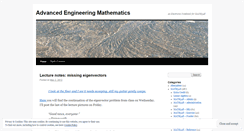 Desktop Screenshot of math348.wordpress.com