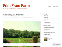 Tablet Screenshot of frimframfarm.wordpress.com