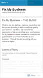 Mobile Screenshot of fixmybusiness.wordpress.com