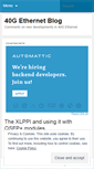 Mobile Screenshot of 40gethernet.wordpress.com