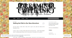 Desktop Screenshot of dreamingwithink.wordpress.com