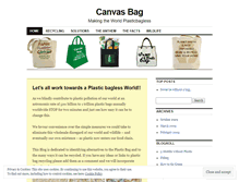 Tablet Screenshot of plasticbagless.wordpress.com