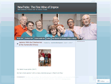 Tablet Screenshot of newtricksimprov.wordpress.com