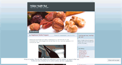 Desktop Screenshot of holistichealthnut.wordpress.com