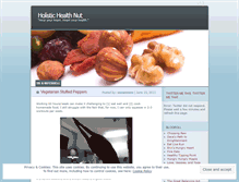 Tablet Screenshot of holistichealthnut.wordpress.com